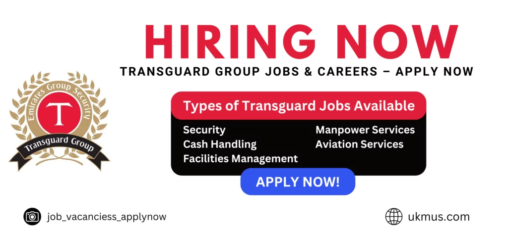 Hiring Now Transguard group jobs and careers - apply now